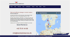 Desktop Screenshot of danishpilotservice.dk